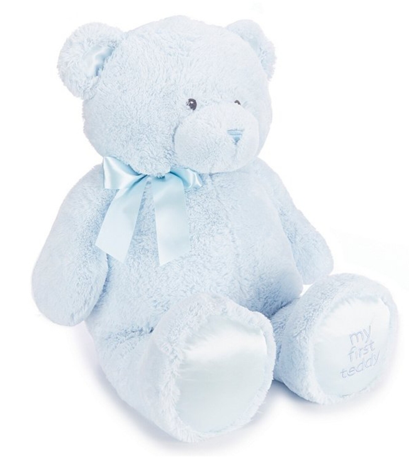Blue stuffed teddy bear