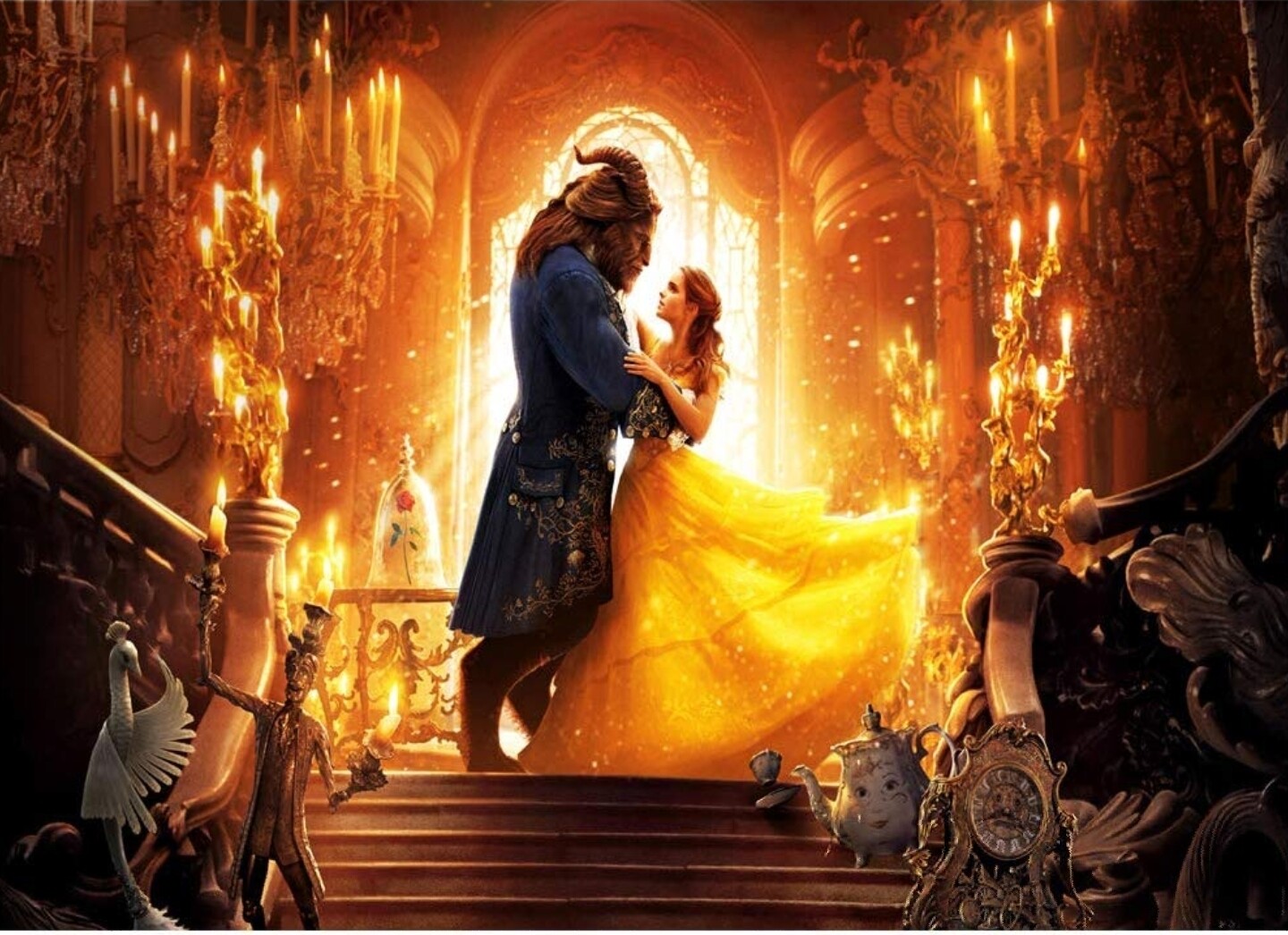 Beauty &amp; The Beast Backdrop