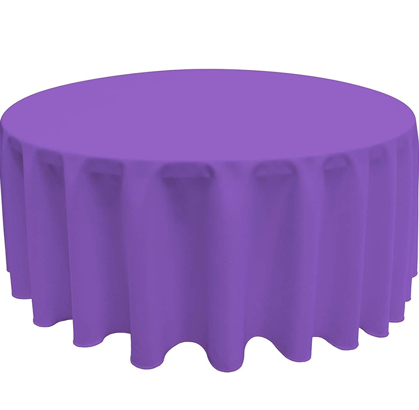 Purple tablecloth 90 round 