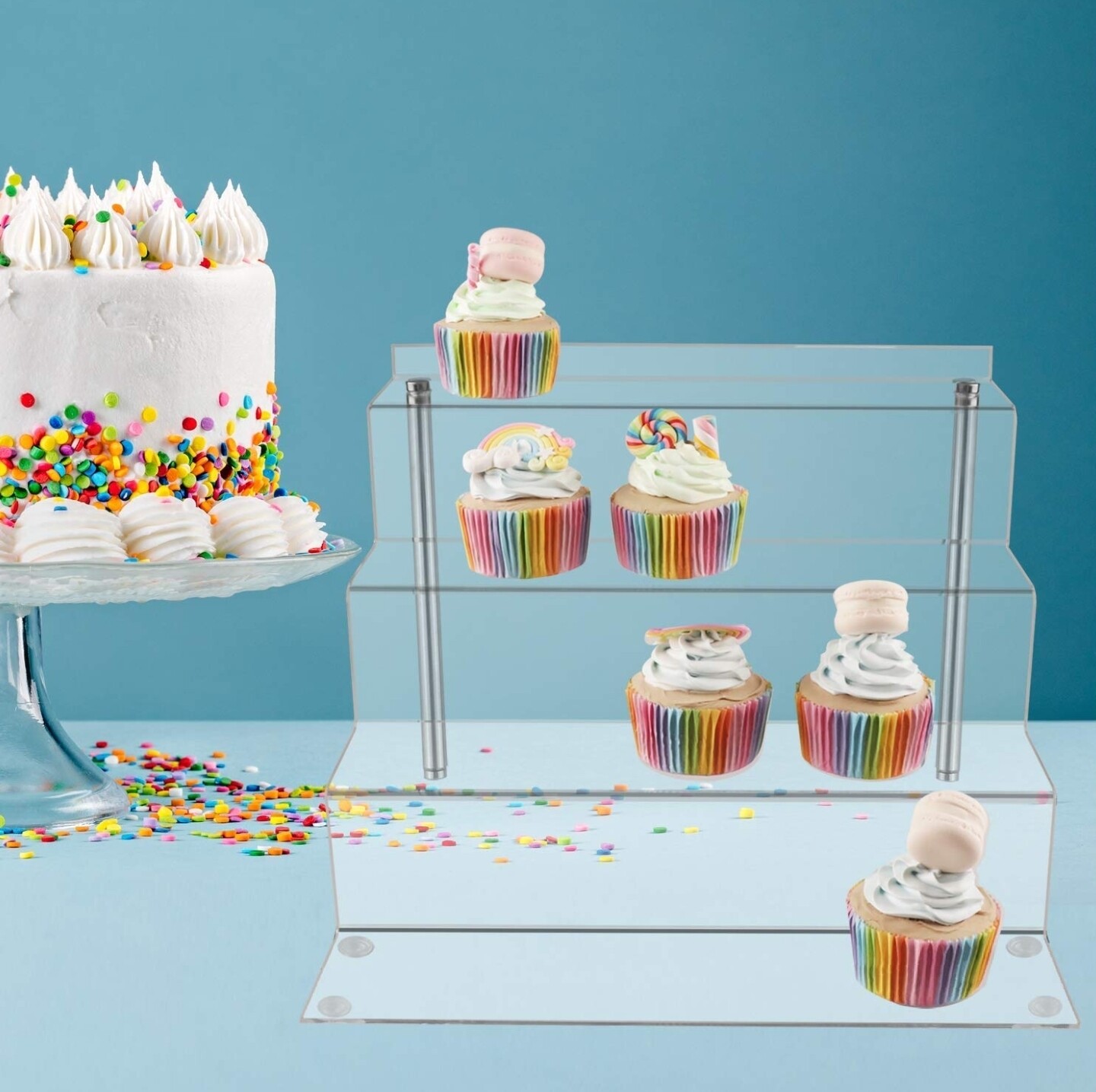 4 Steps cupcake holder