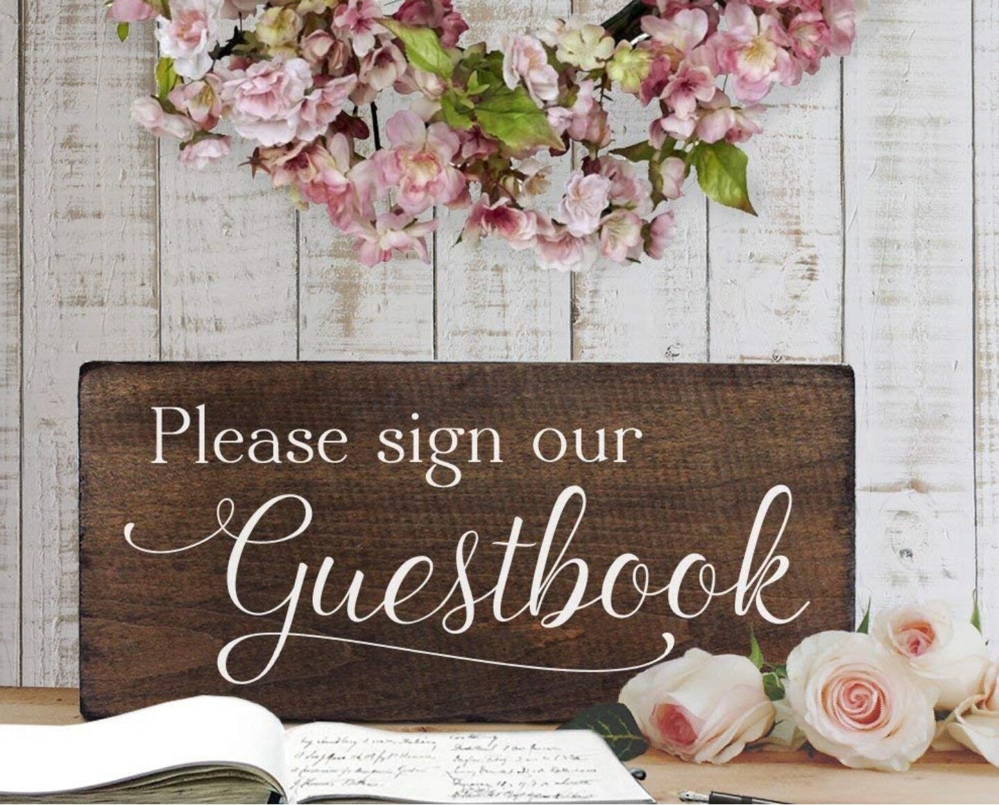 Please Sign Our Guest Book Table Sign