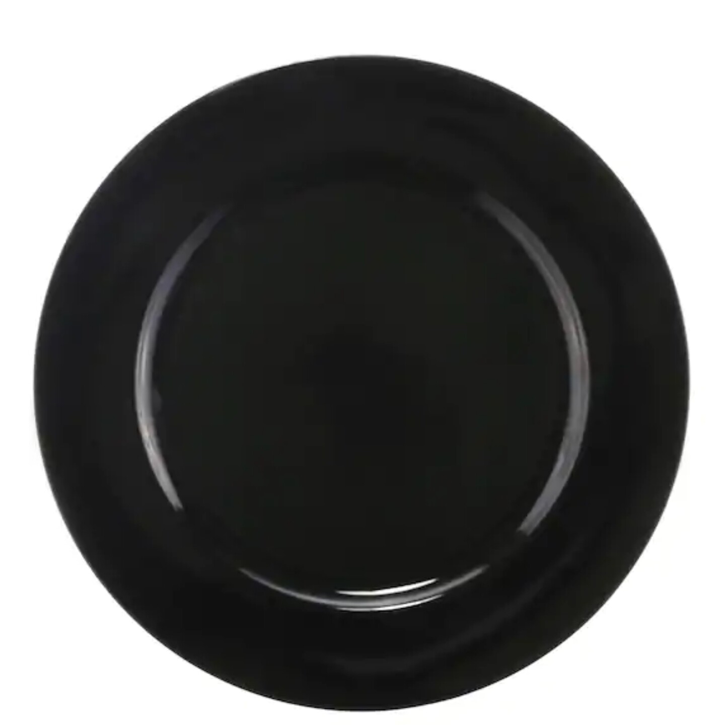 Black Charger Plate