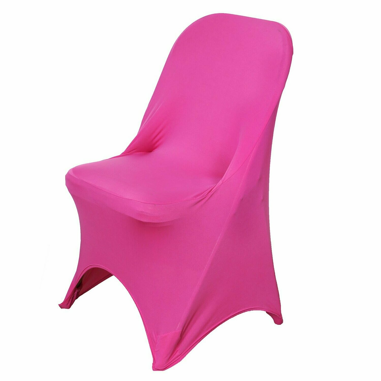 Fushia Spandex Folding Chair Cover