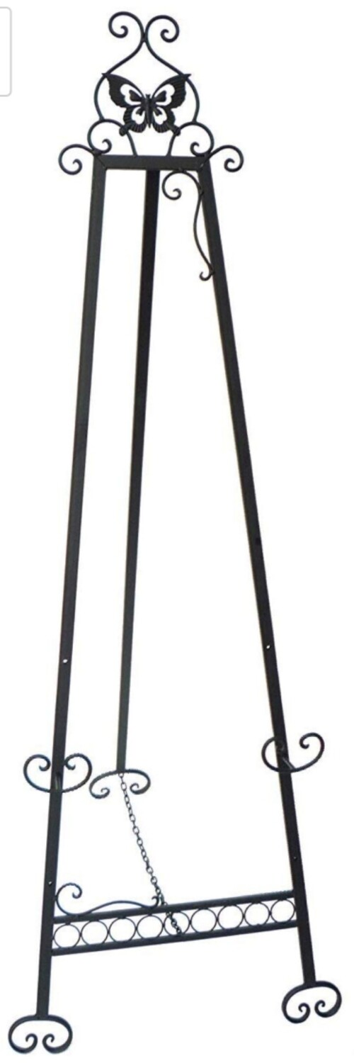 61" Butterfly Metal Easel