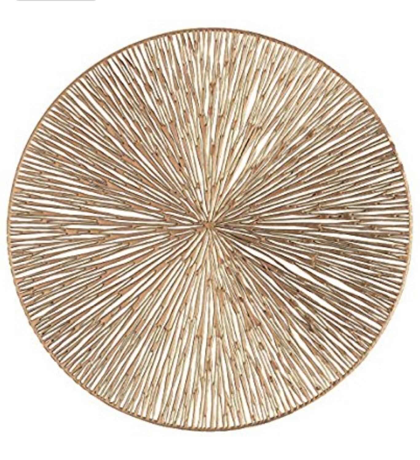 Brushed Gold Center Placemat 