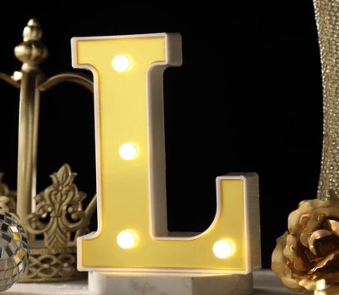 6" Marquee Letter L