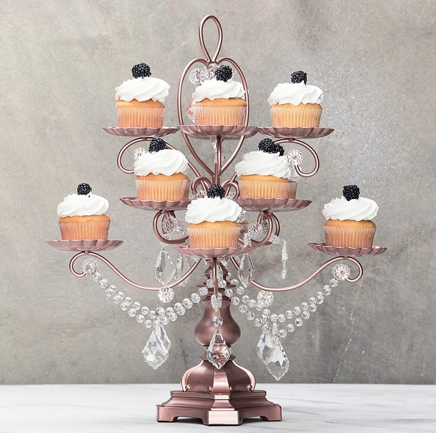 Rose Gold Cupcake Stand (holds 12)