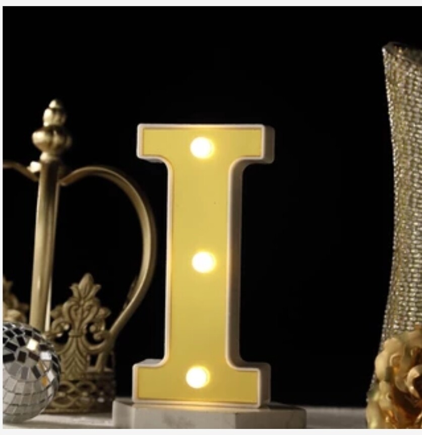 6" Marquee Letter I
