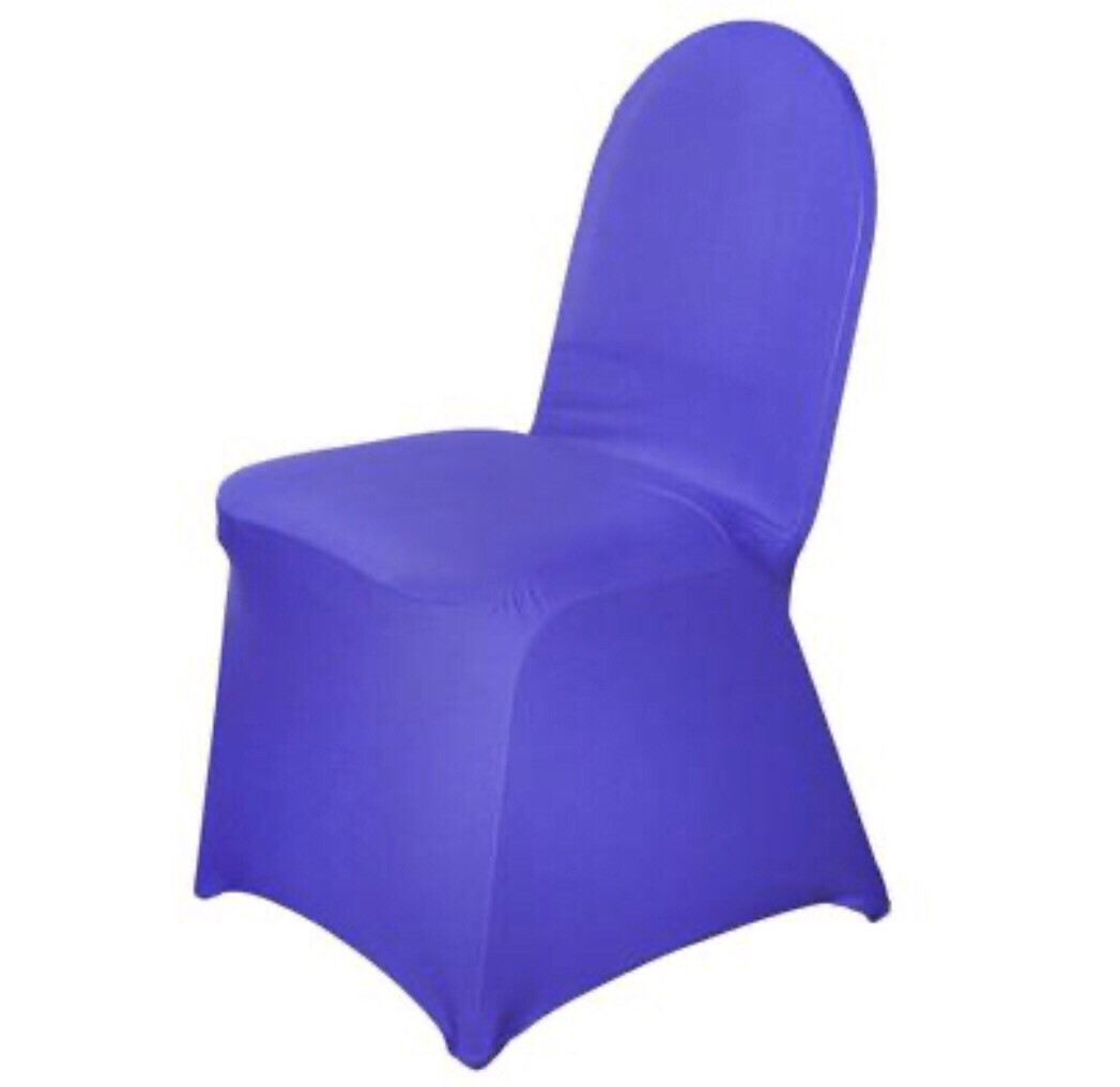 Purple Spandex Banquet Chair Cover