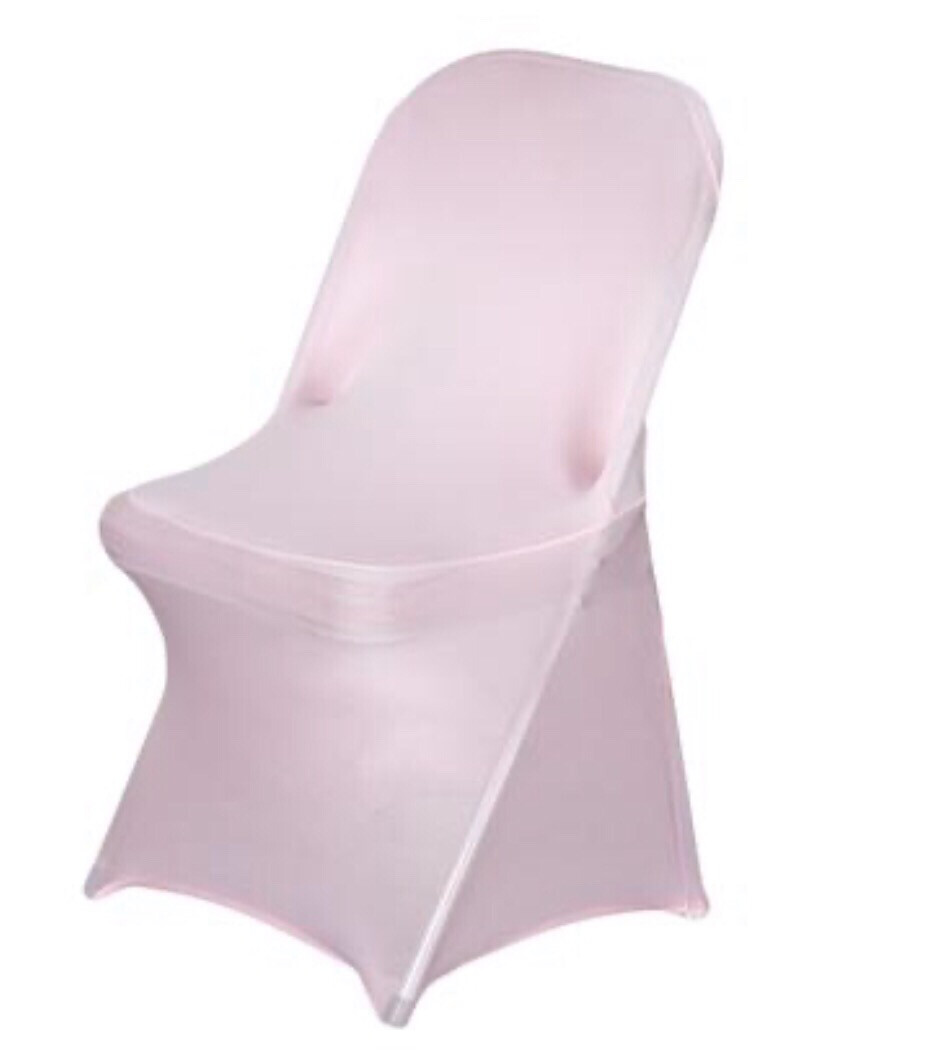 Pink Spandex Folding Chair Cover