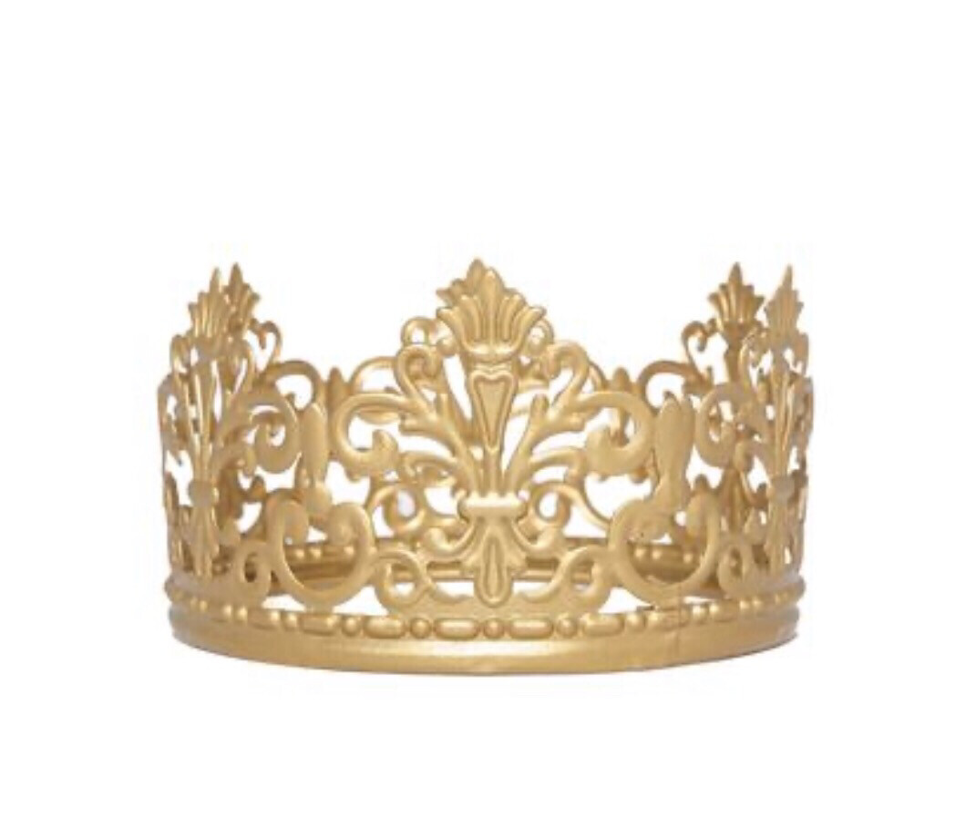 Mini Gold Crown Decor