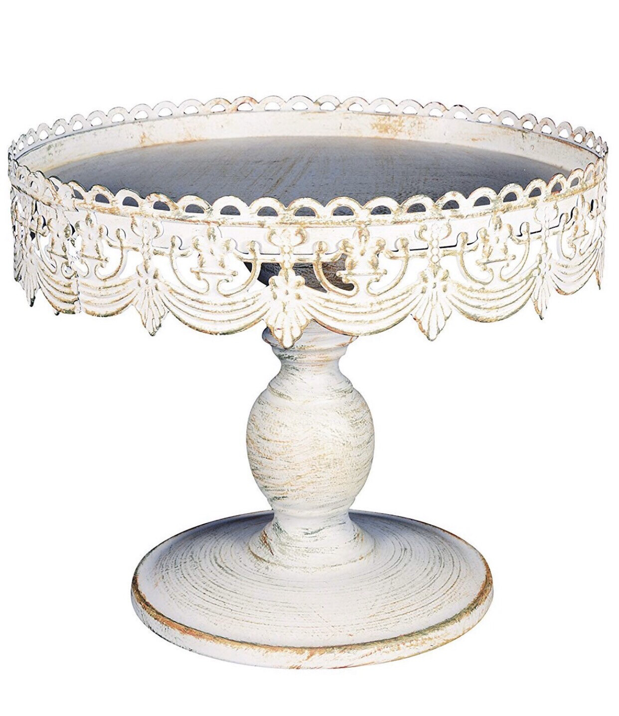 Whitewashed Cake Display