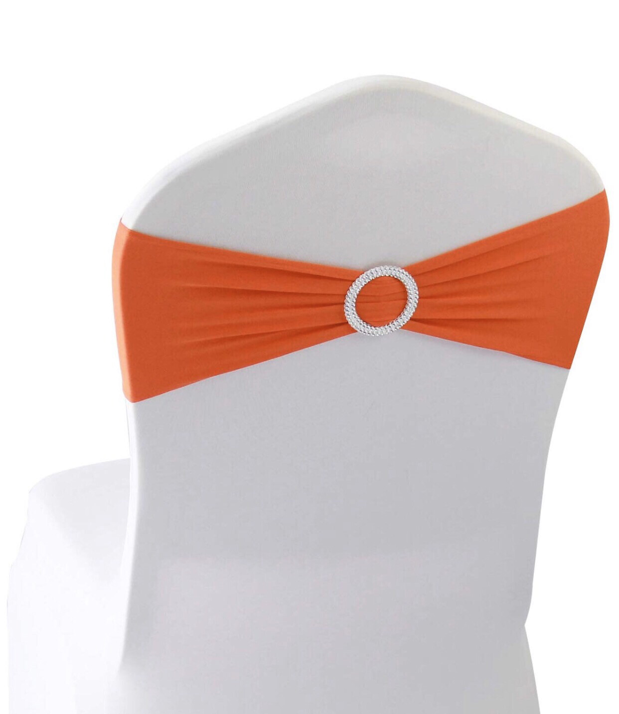 Orange Spandex Chair Sash