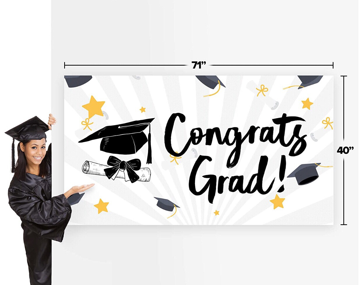Congrats Grad Banner (B)