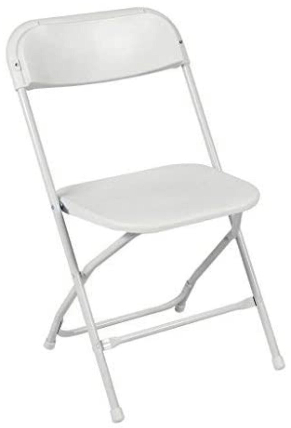 White Plastic Folding Chair