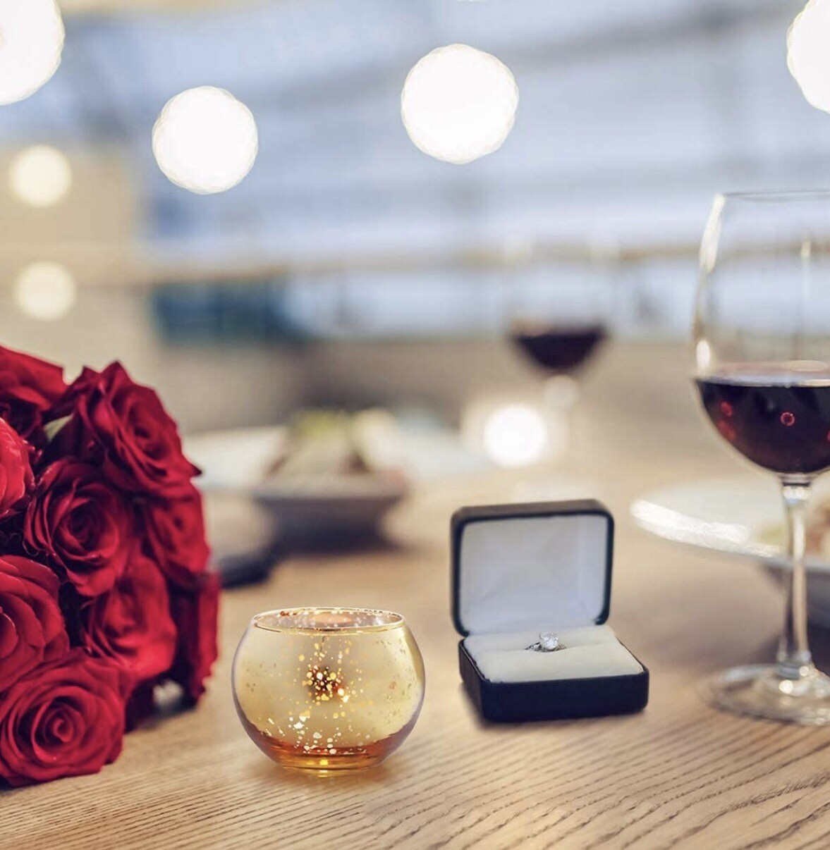 Gold Glass Candle Holders