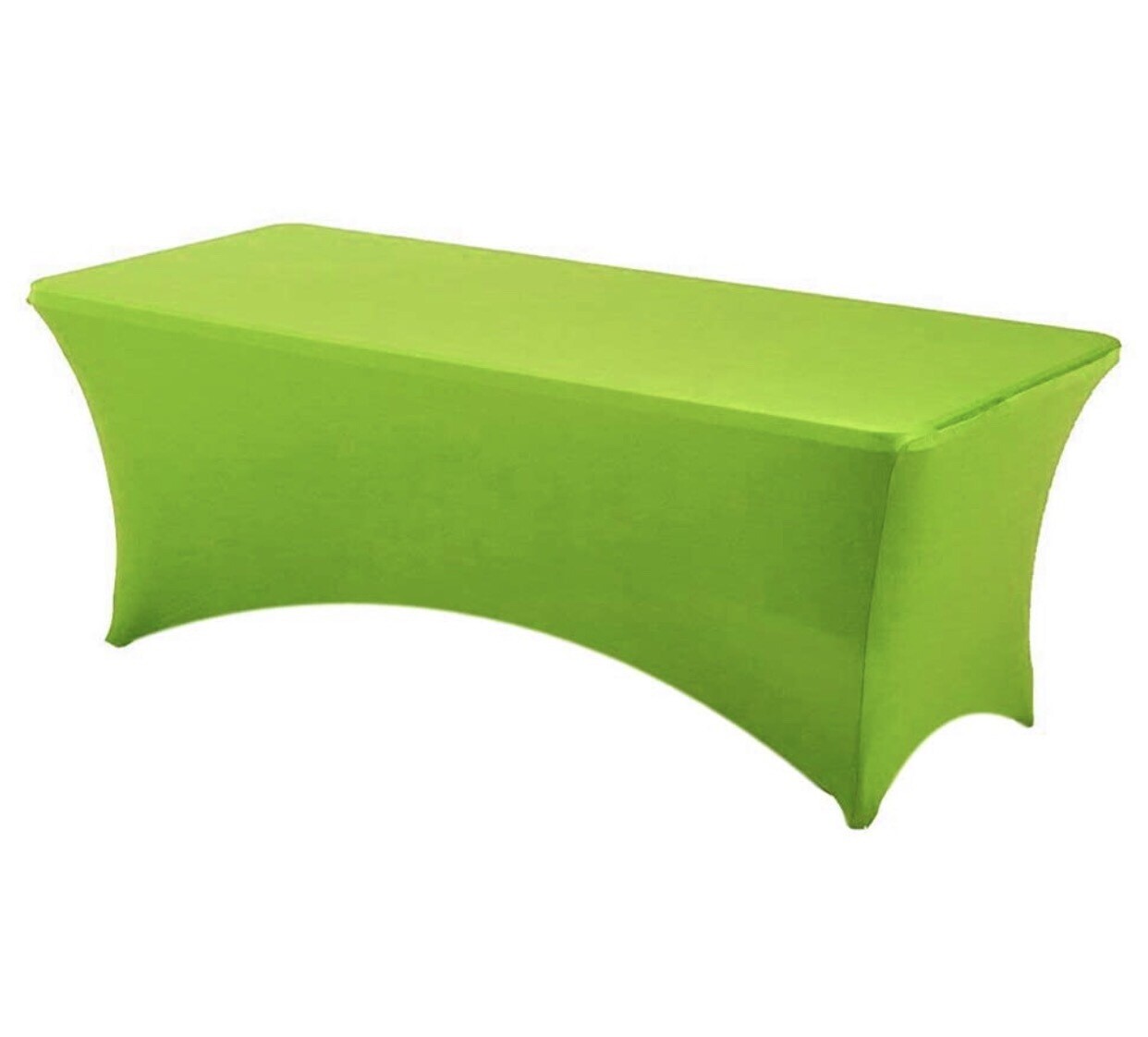 Lime Green 6ft Spandex Table Cloth