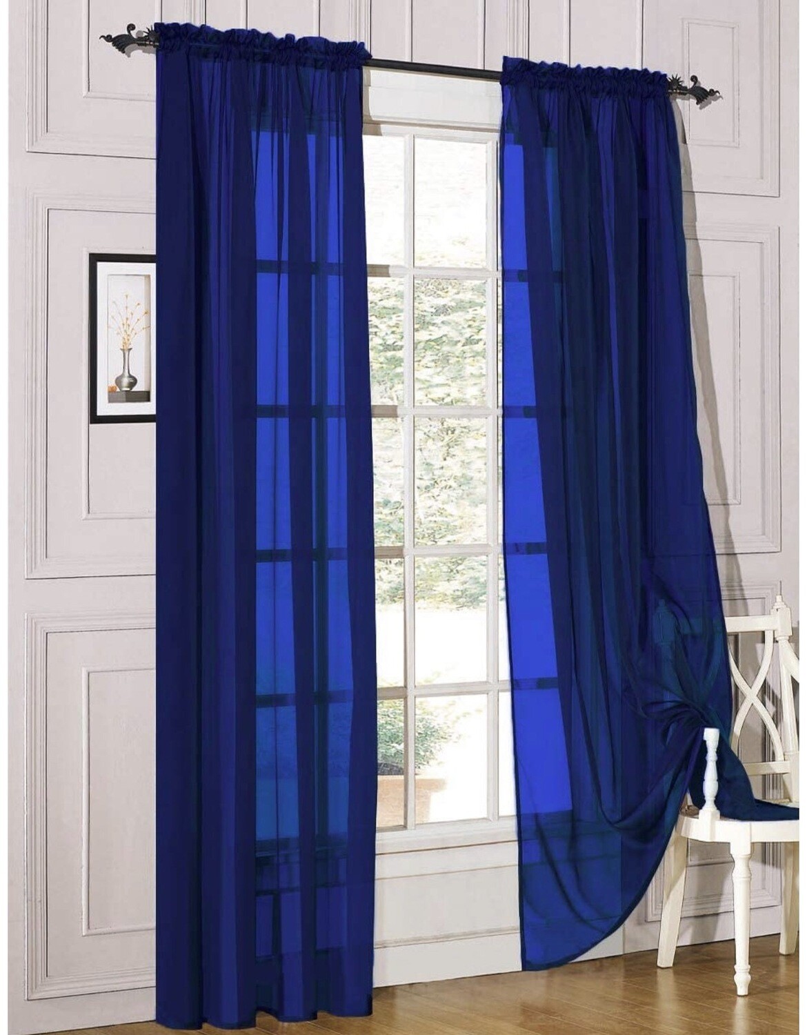 Royal Blue Two Panels