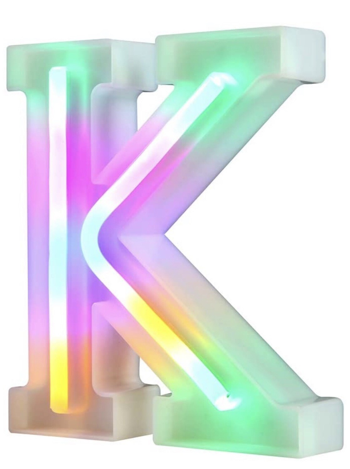 Neon Letter K