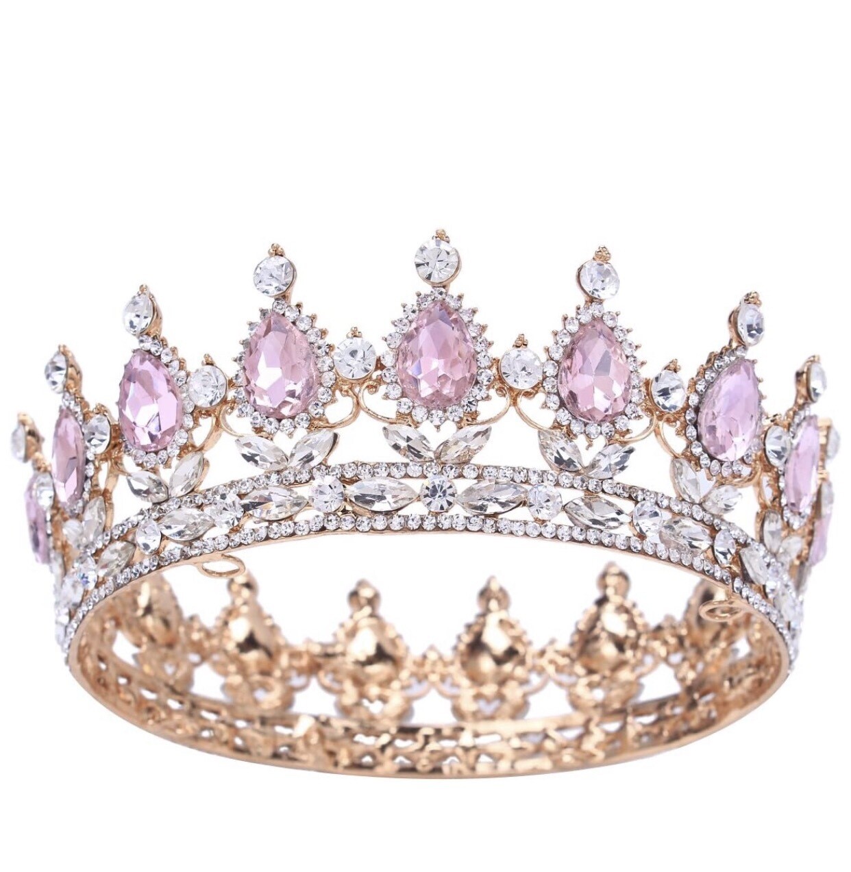 Pink And Gold Crown