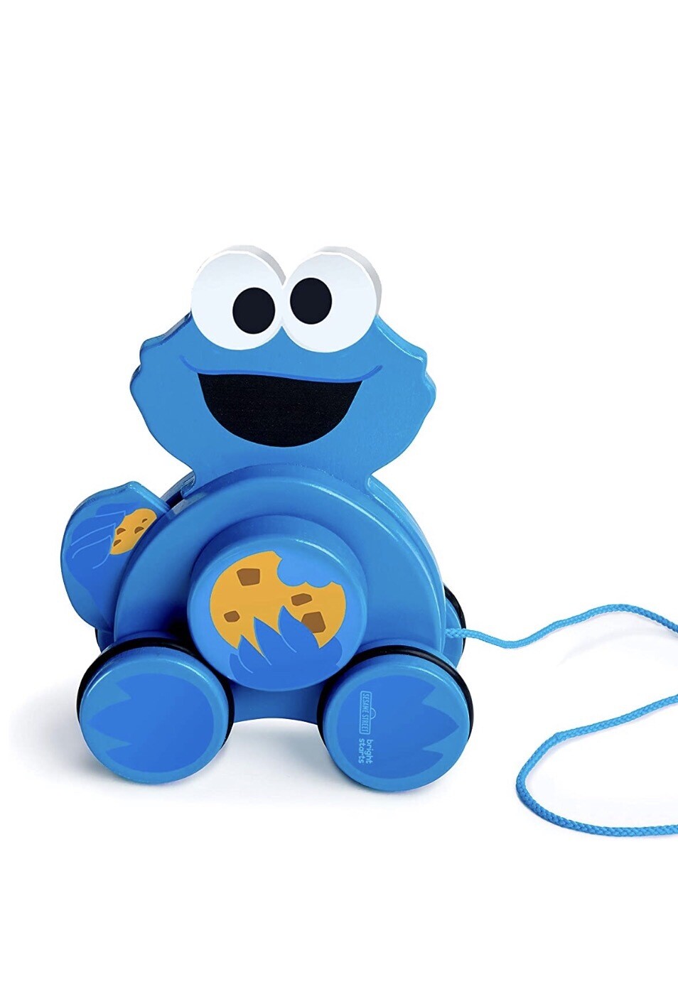 Cookie Monster Wooden Pull Toy