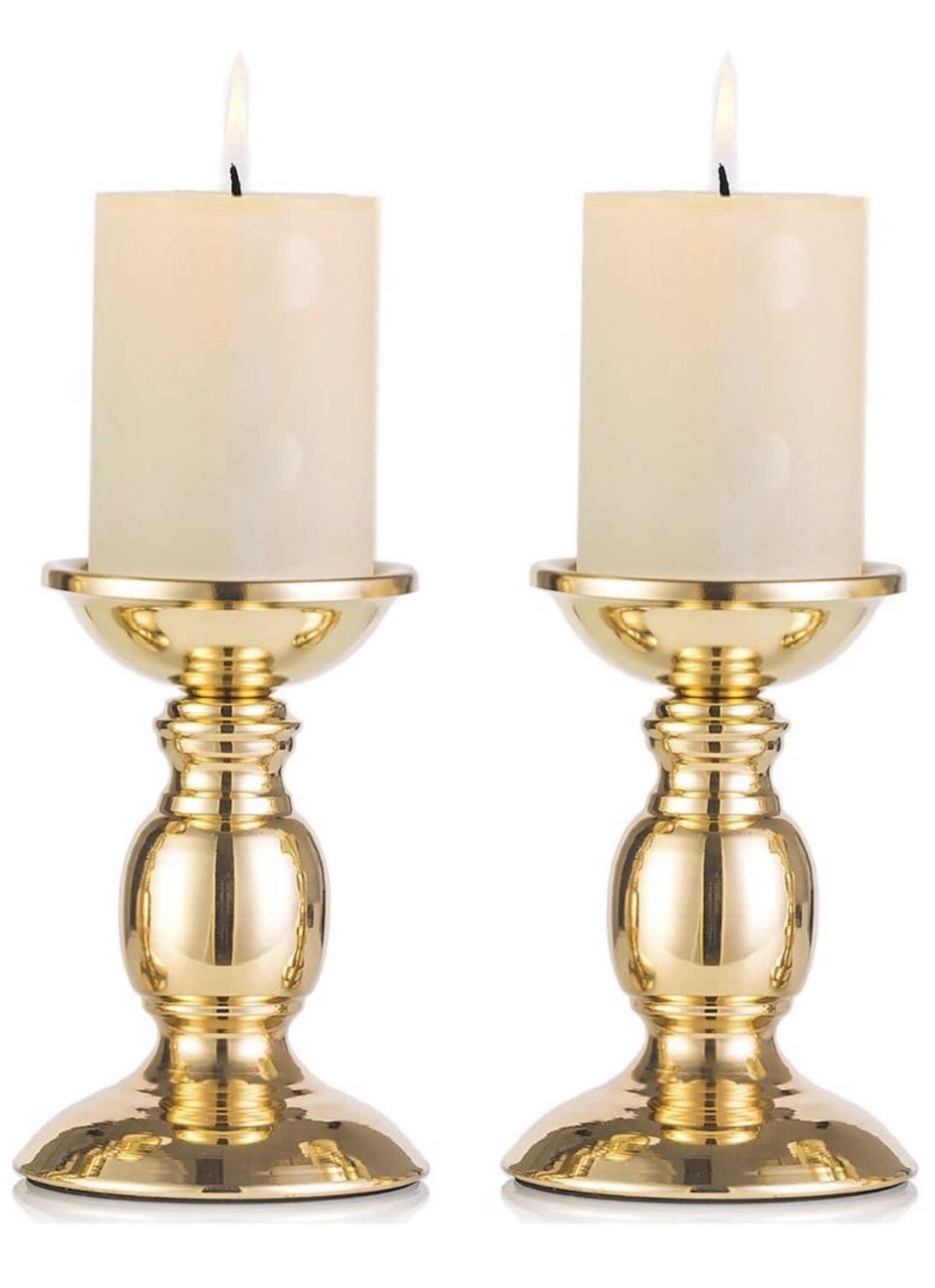 3” Gold Candle Holder