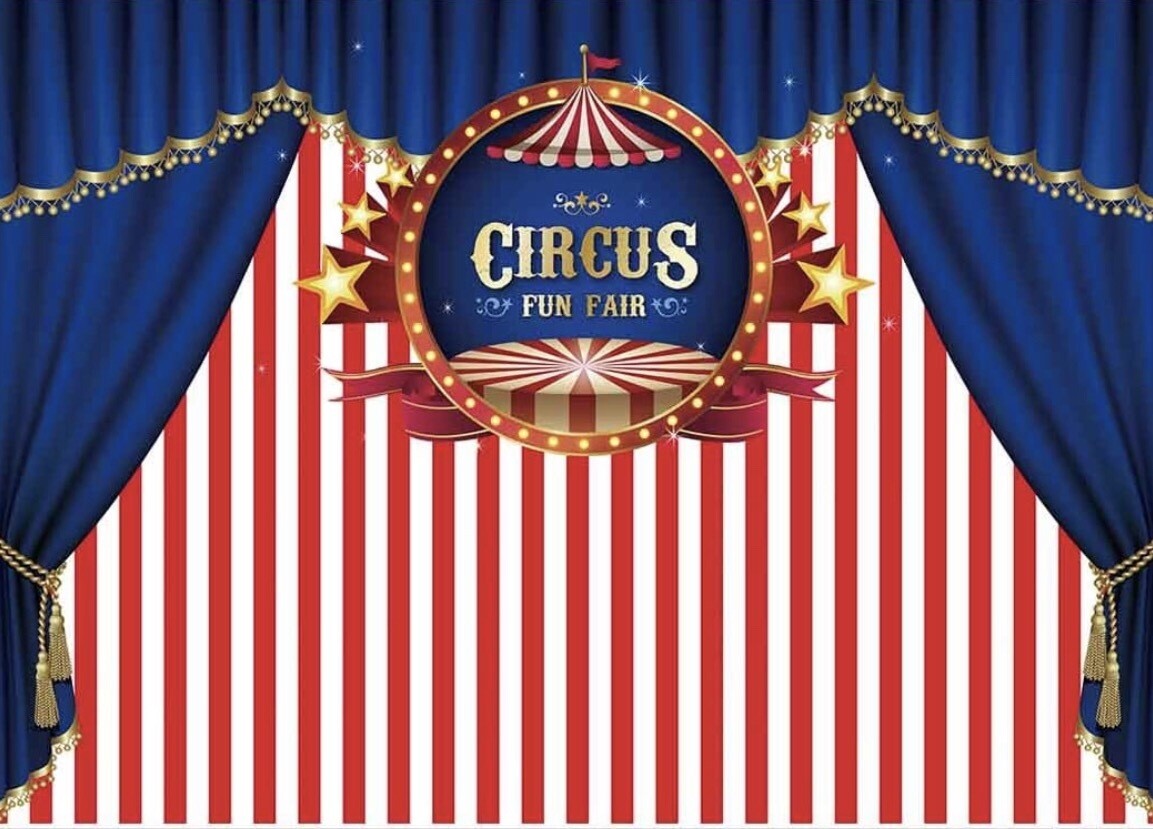 Circus Backdrop Curtain