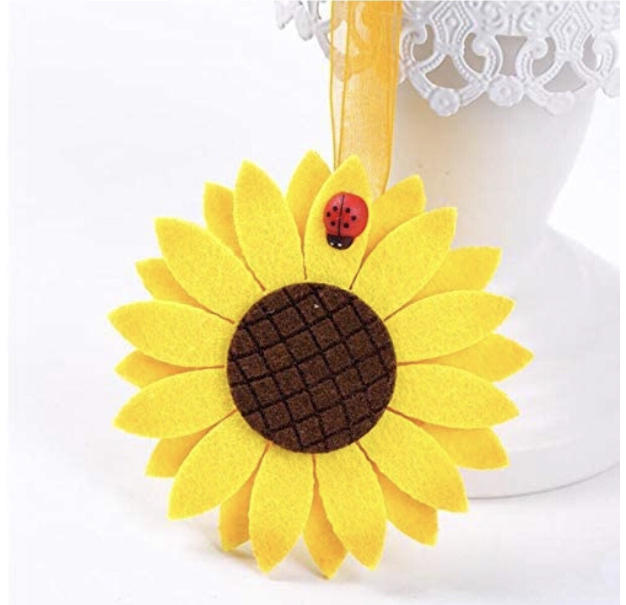 Sunflower Magnetic Tie backs (set Of Two)