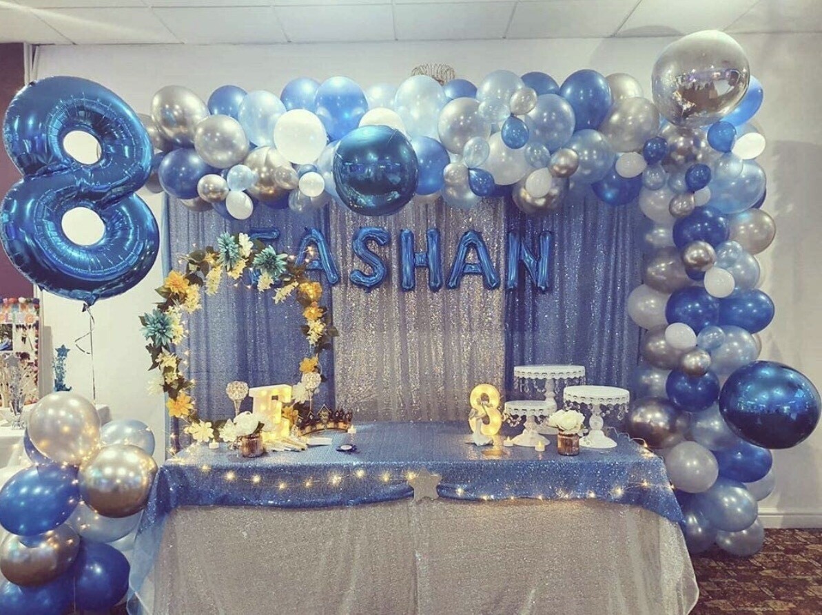2ftx8ft , Baby blue Sequin Panels X 2