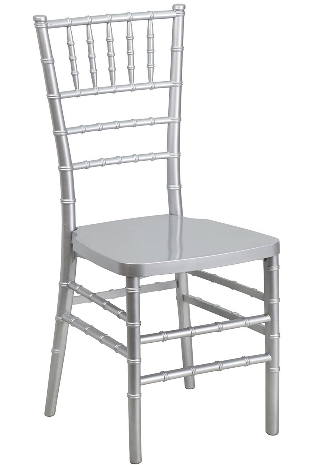 Silver Resin Stacking Chiavari Chair