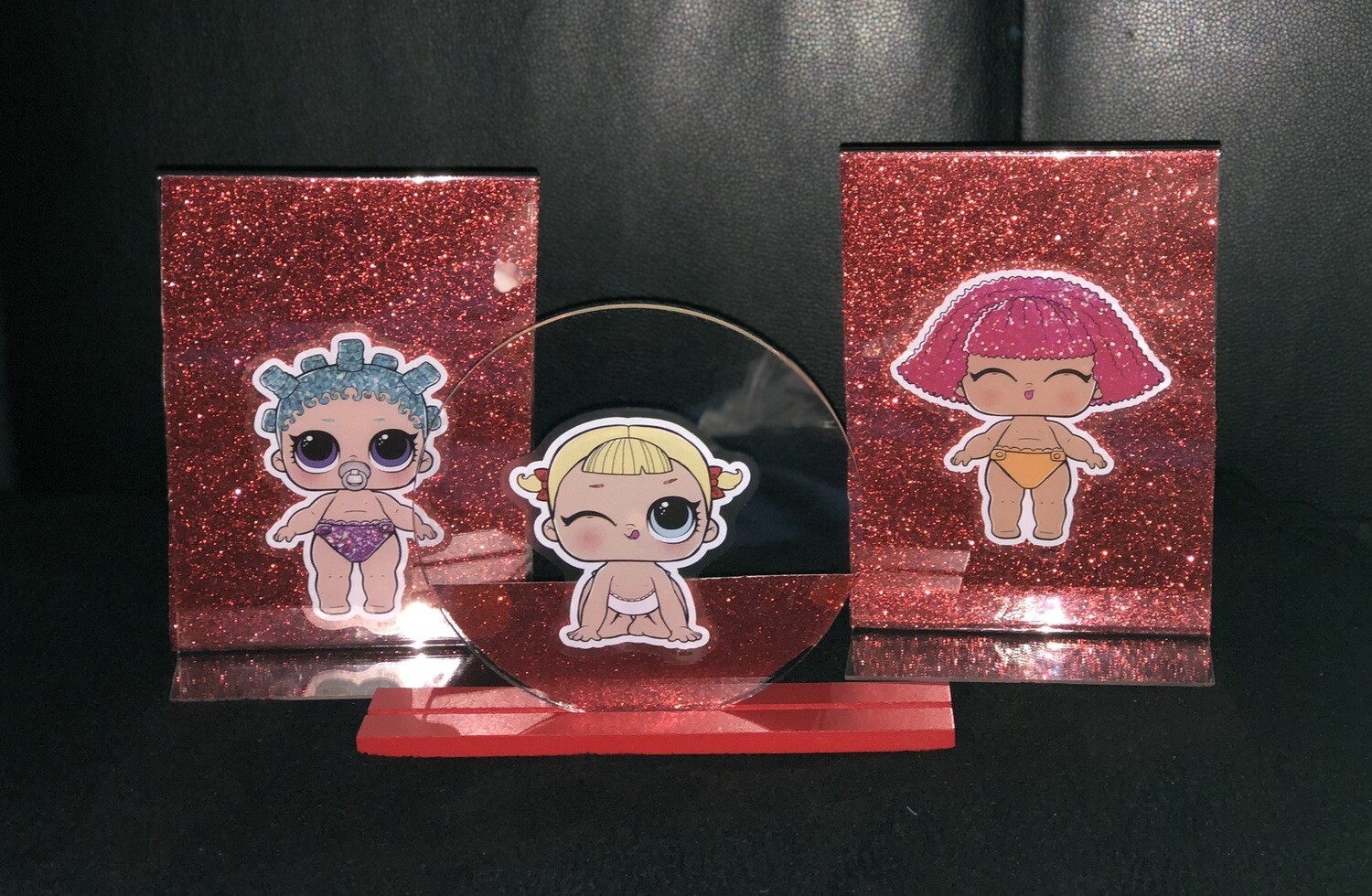 Lol Doll Acrylic Tabletop Space Filler Set (A)