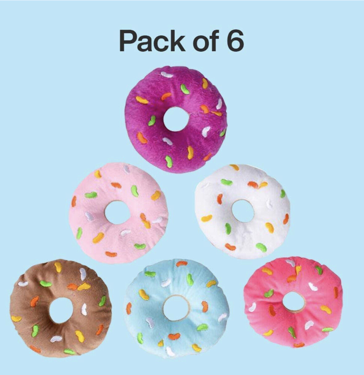 Sprinkle Plush Donuts