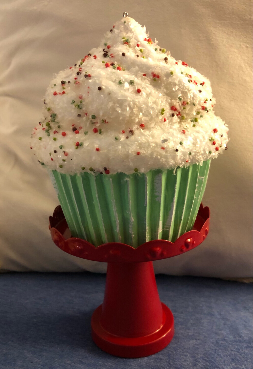 Extra Large green Cupcake