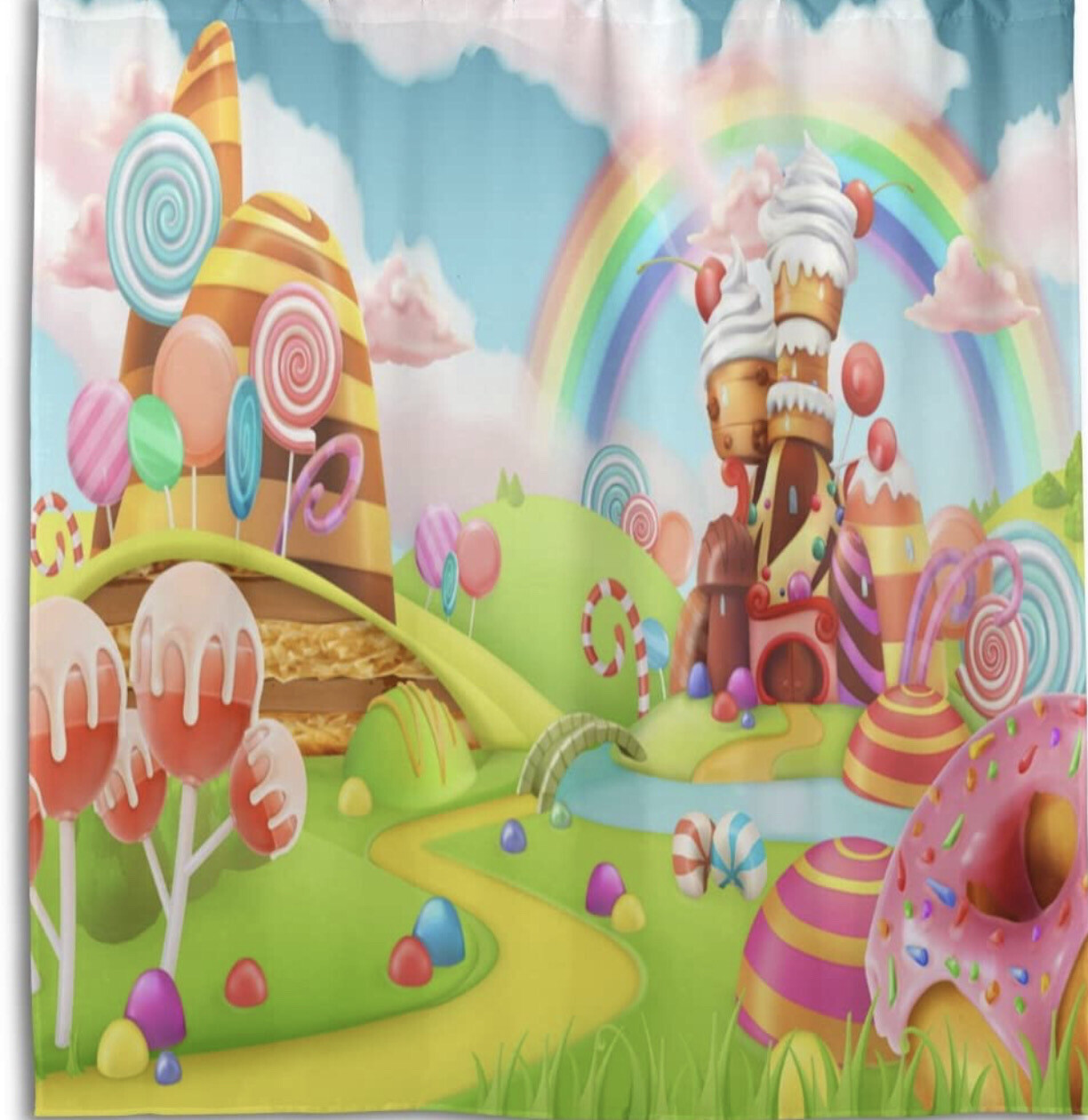 Sweet Candy Land Curtain