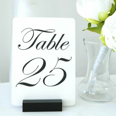 Elegant Table Number Holders