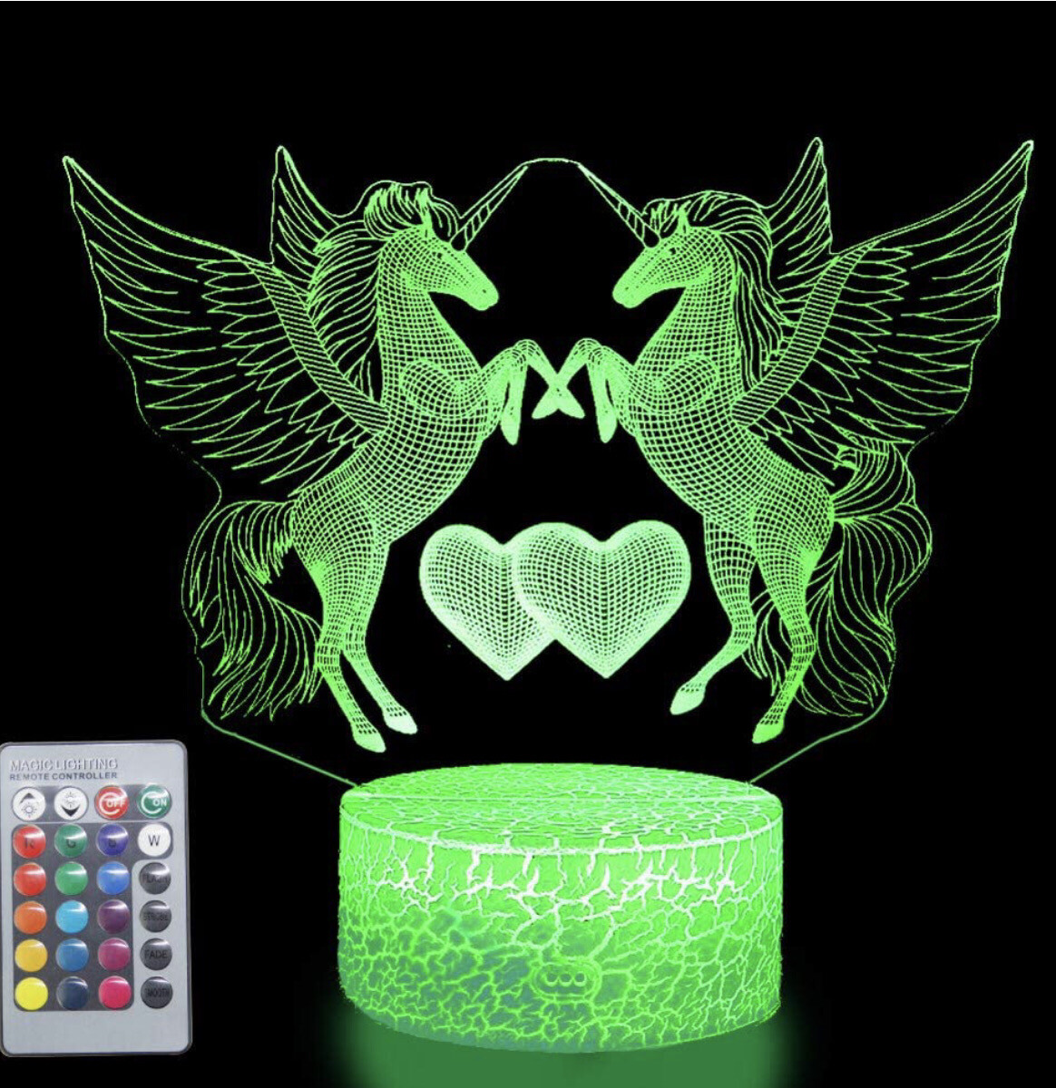 Unicorn  3D Lamp