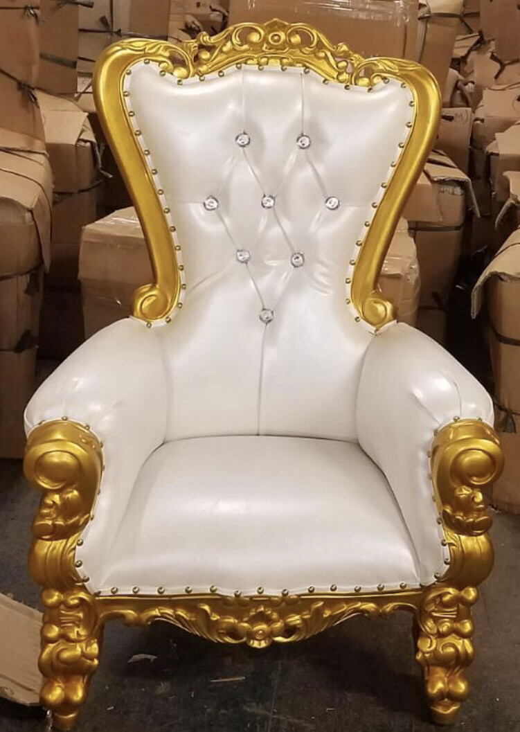 Tiffany High Back Child Throne Chair