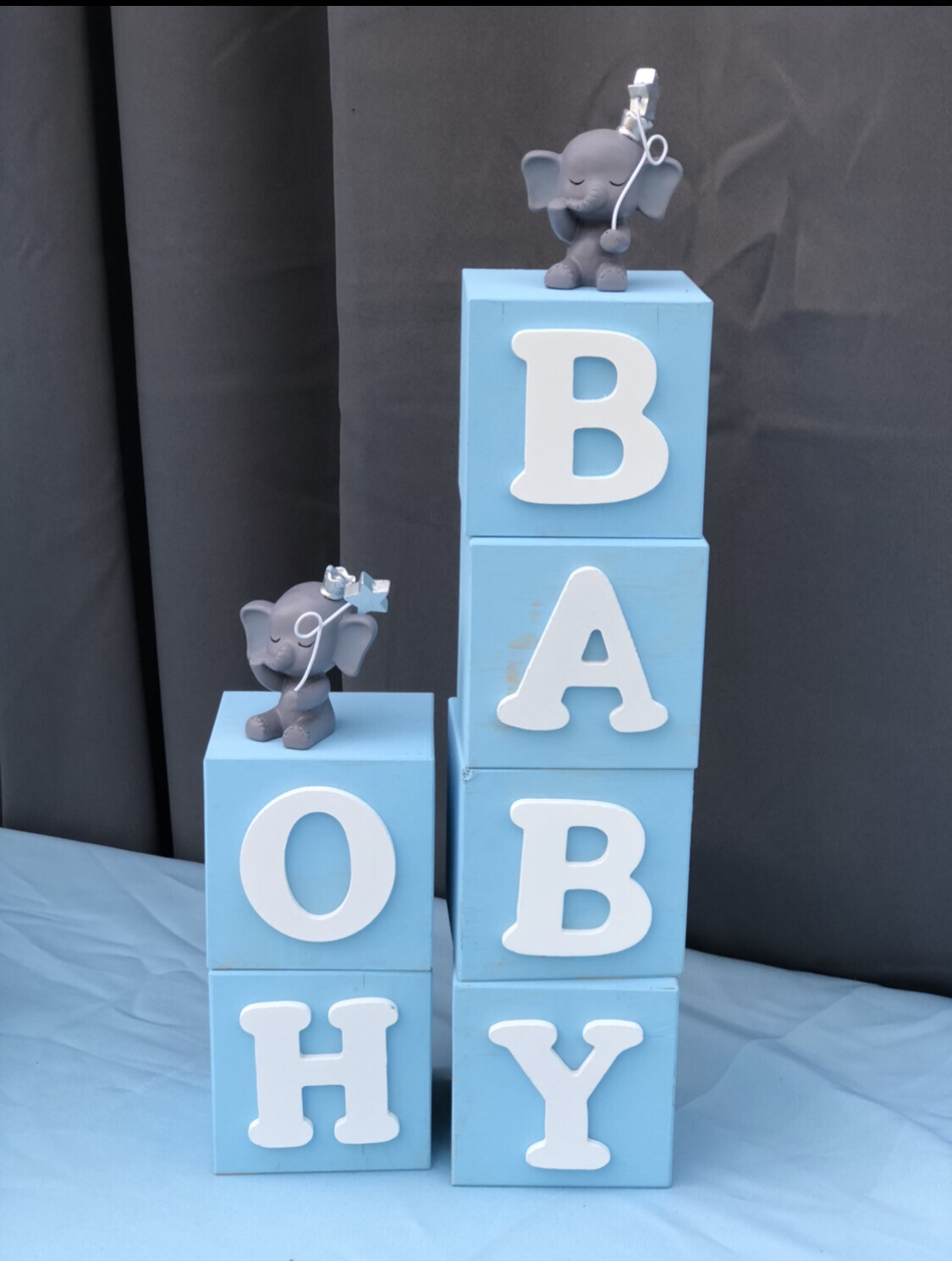 Baby Blue Oh Baby Blocks