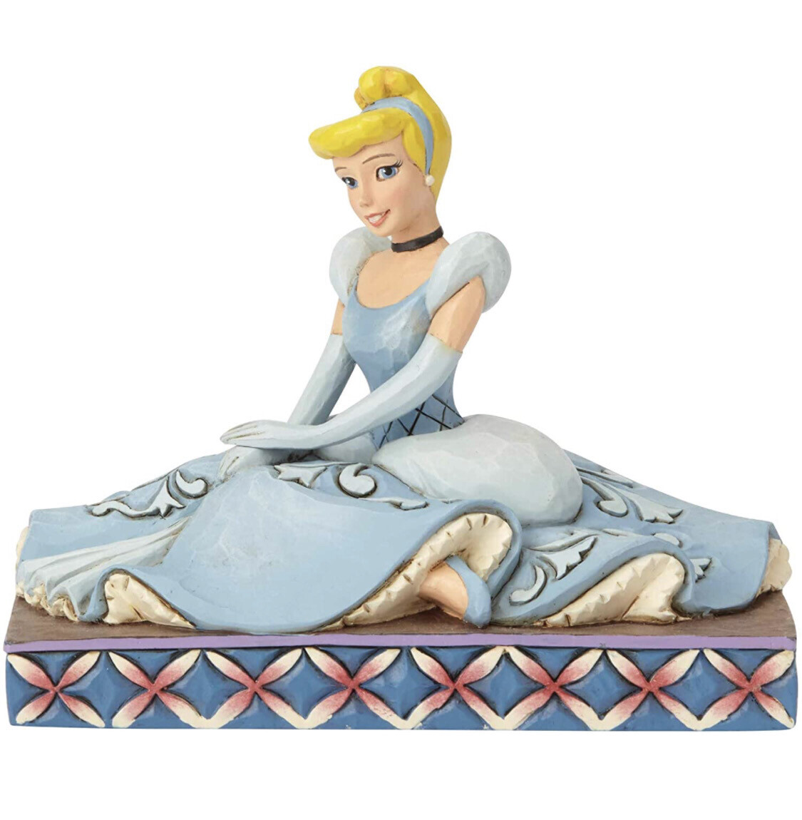 Cinderella Personality Pose Figurine, 3.5 Inch, Multicolor