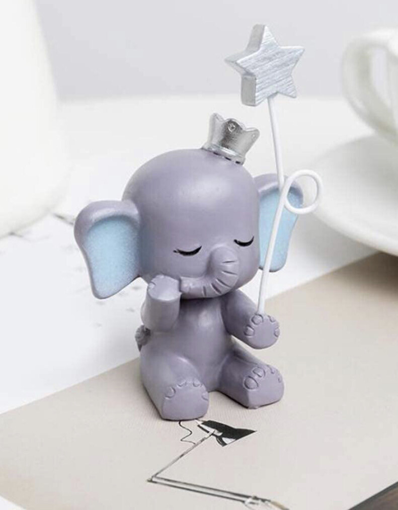 Cute Elephant Star Statue