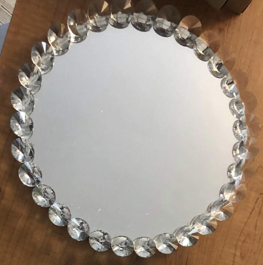 Crystal Multifunction Mirror Tray.