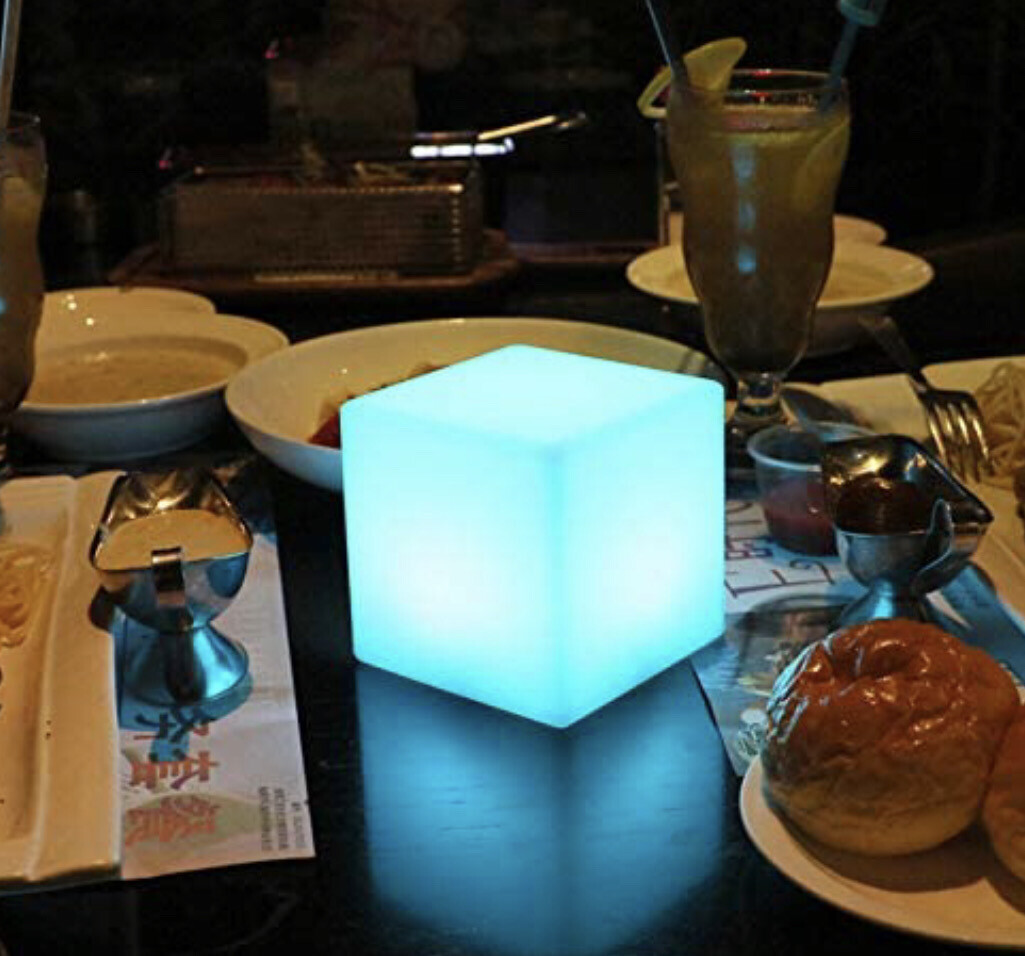 4-Inch Cordless LED Cube