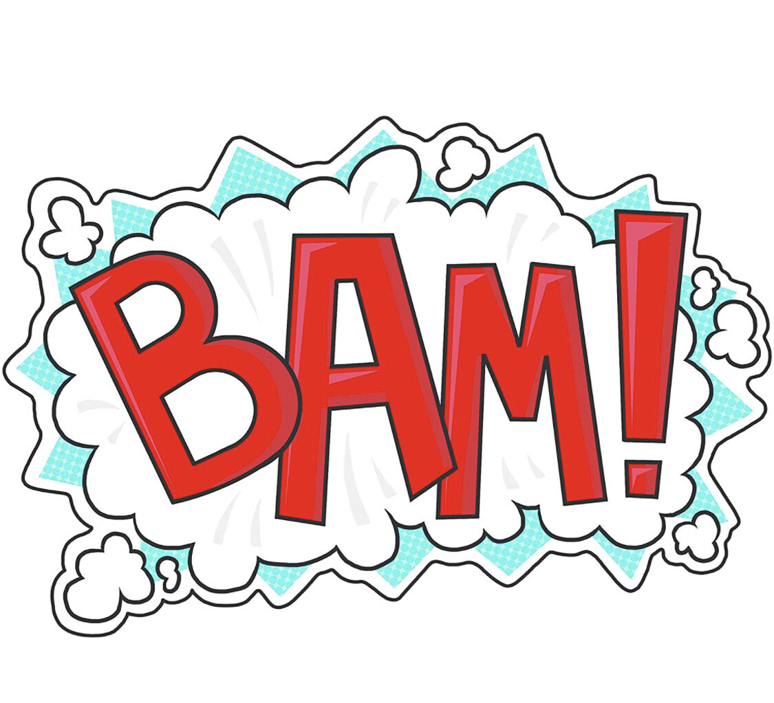 SuperheroParty Cardboard Word Cutouts