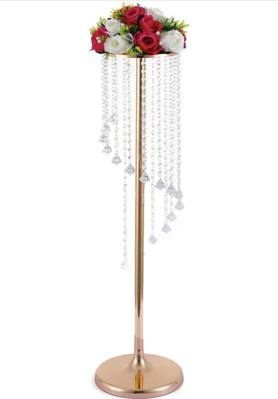 Tall Metal Wedding Flower Stand, Wedding Decor Flower Centerpiece,