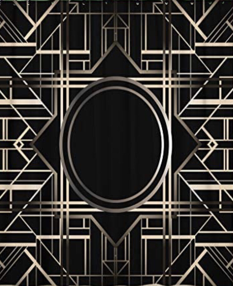 Gatsby Vintage Retro 1920S Curtain