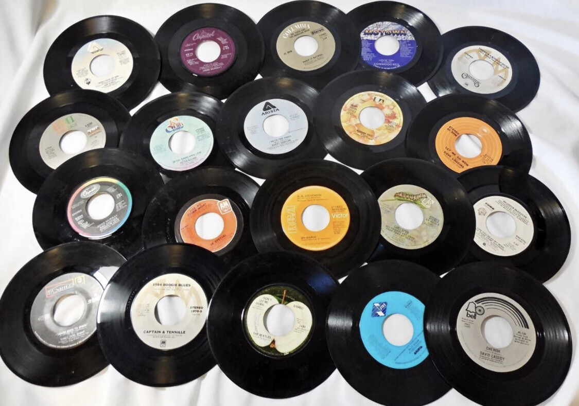 (25) 7" Vinyl Records