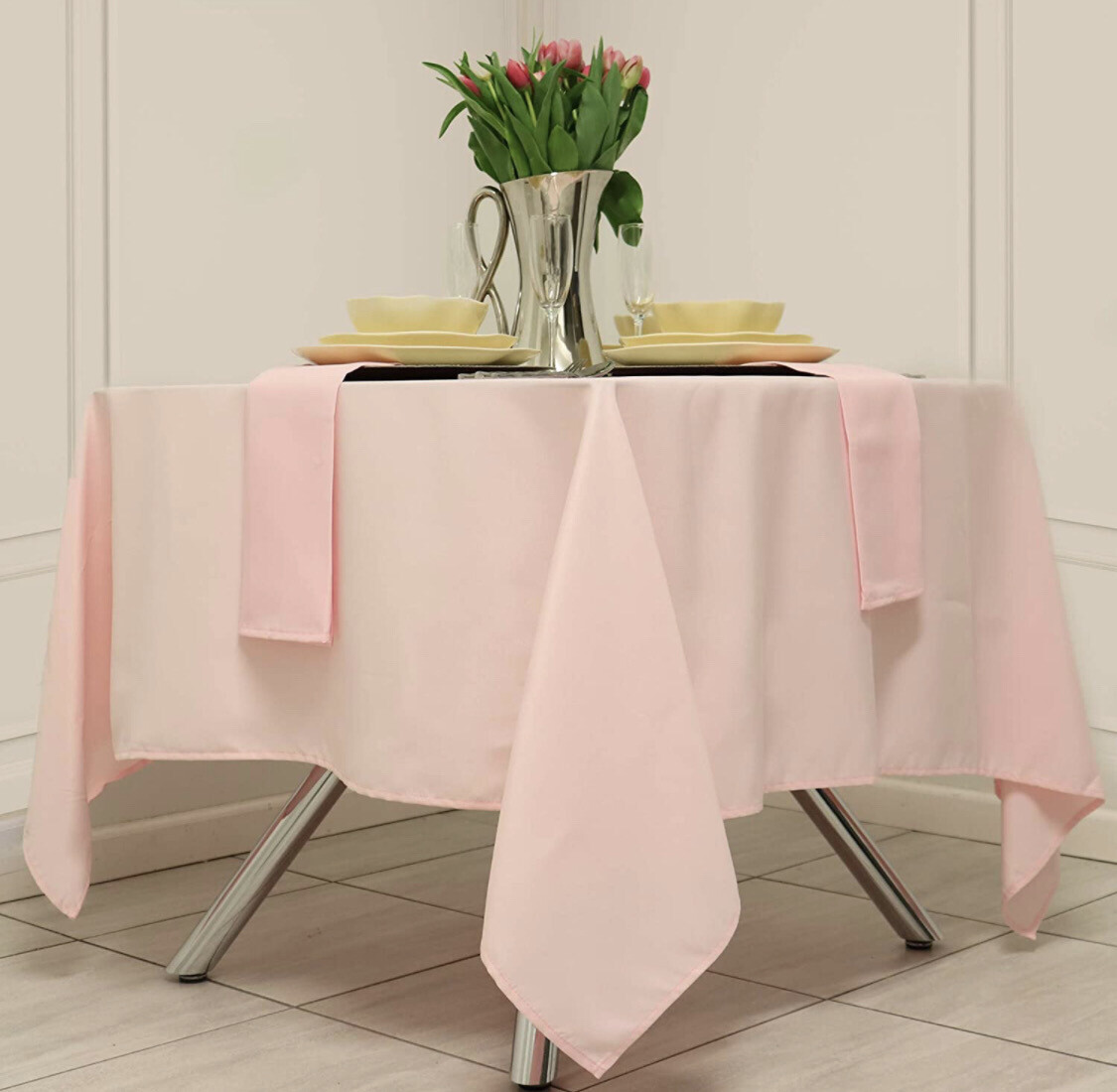 Pink Tablecloth