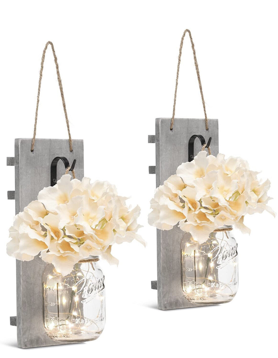 Rustic Wall Sconces Mason Jar