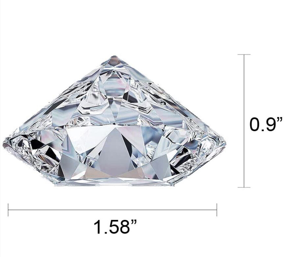 Diamond Place Card Holders Table Number Weeding Acrylic Crystal(Clear