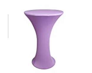 Light Purple Cocktail Table Cover